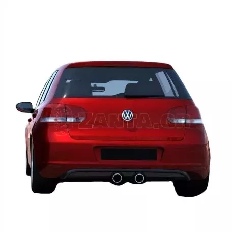 Diffuser Πίσω Προφυλακτήρα Για VW Golf VI (6) 08-12 R32 Look Golf 5 Γυαλιστερό Μαύρο Maxton Design Από Abs Πλαστικό 1 Τεμάχιο 
