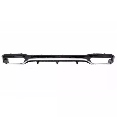 Diffuser Πίσω Προφυλακτήρα Για Mercedes-Benz E-Class W213 16-19 Με Amg Προφυλακτήρα Μαύρο/Χρώμιο 