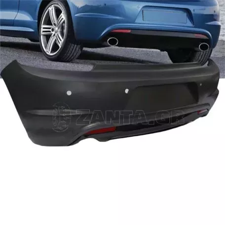 Πισινός Προφυλακτήρας Για VW Scirocco 08-14 R20 Look 