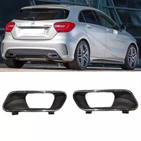 Μπούκες Εξάτμισης Για Mercedes-Benz A-Class W176 12-18 Amg A45 / CLA W117 13-18 (2 Μονές) 