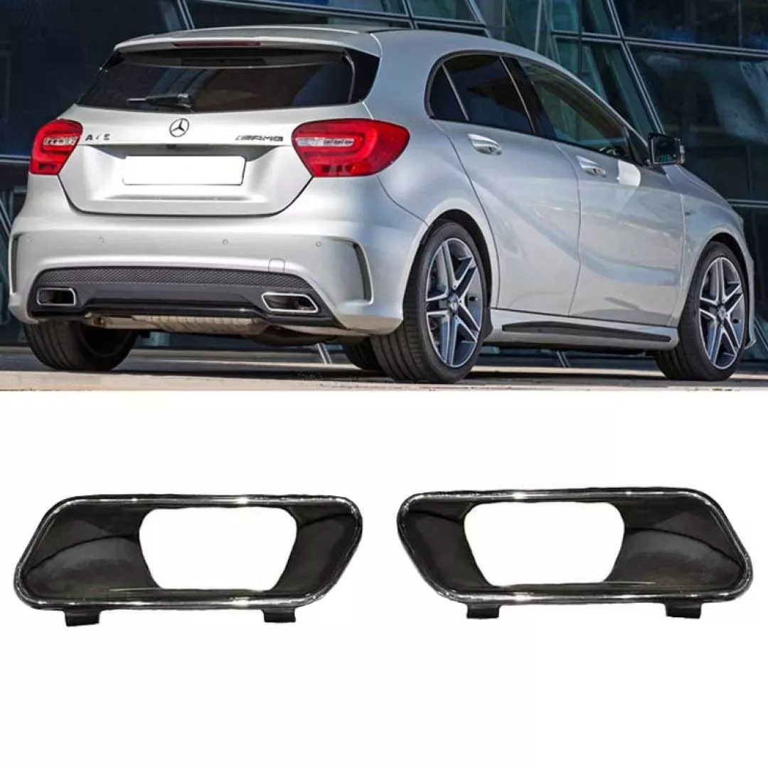 Μπούκες Εξάτμισης Για Mercedes-Benz A-Class W176 12-18 Amg A45 / CLA W117 13-18 (2 Μονές)