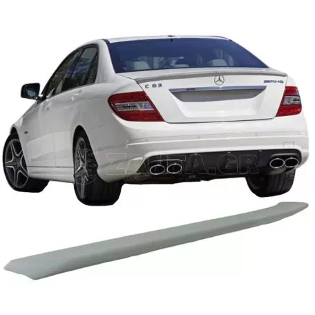 Αεροτομή Πορτ Παγκάζ Για Mercedes-Benz C-Class W204 07-14 Amg Look Lipspoiler Από Πολυουρεθάνη 