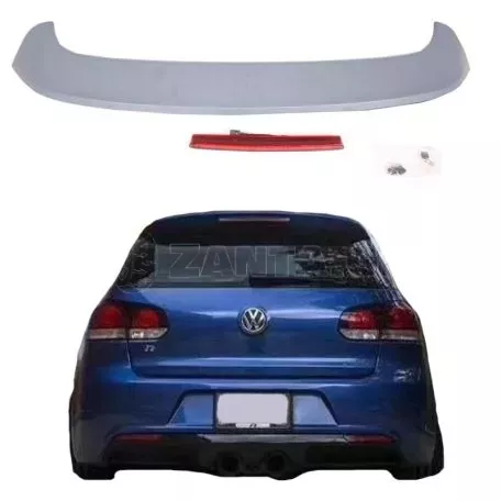 Αεροτομή Οροφής Για VW Golf VI (6) 08-11 GTI / R20 Look Με Στοπάκι Abs Πλαστικό 