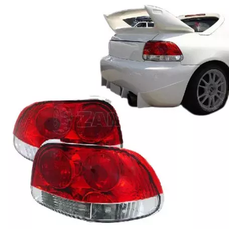 Πισινά Φανάρια Set Για Honda CRX Del Sol 92-98 Κόκκινο/Crystal Reliable Auto Parts 