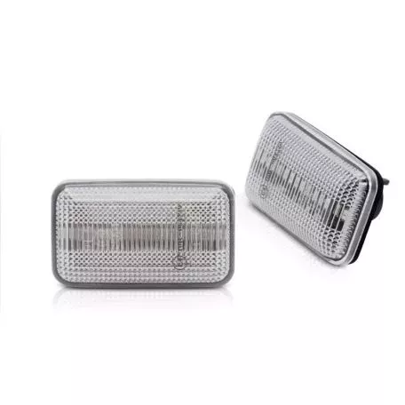 Πλαϊνά Φλας Φτερού Για Audi 100 82-94 / 200 82-91 / Α6 C4 94-97 / 80 91-96 Dynamic  Led White 2 Τεμάχια 