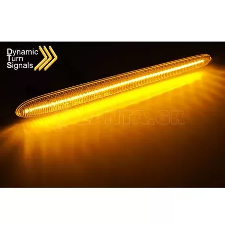 Πλαϊνά Φλας Φτερού Για Alfa Romeo Giulietta 10-20 White Led Dynamic 2 Τεμάχια 