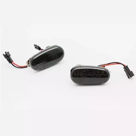 Πλαϊνά Φλας Φτερού Για Alfa Romeo Mito / 147 00-04 Smoke Led Dynamic 2 Τεμάχια 