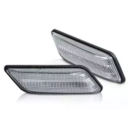 Πλαϊνά Φλας Φτερού Για Bmw Ζ3 96-02 Led Dynamic Χρωμίου 2 Τεμάχια 