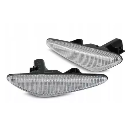 Πλαϊνά Φλας Φτερού Για Mazda 6 Atenza GH 08-12, RX-8 09-12, 5 Premacy CW 10-13, MX5 ND 15+ Led Dynamic Λευκό 2 Τεμάχια 