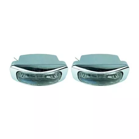 Προβολείς Universal 125x46mm H3 12V 55W LA-1100 16031 Λευκό 2 Τεμάχια 
