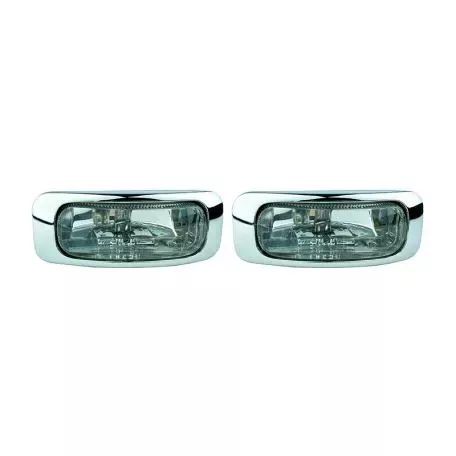 Προβολείς Universal 125x46mm H3 12V 55W LA-1100 16031 Λευκό 2 Τεμάχια 