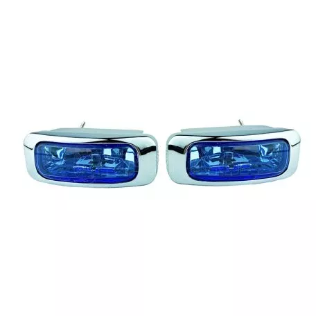 Προβολείς Universal 125x46mm H3 12V 55W LA-1100 16031 Μπλε/Χρώμιο 2 Τεμάχια 