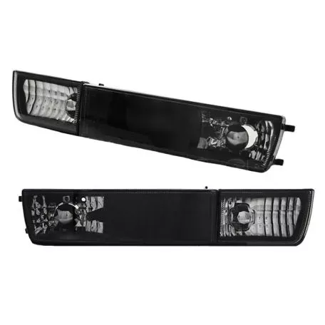 Μπροστινά Φλας Για Vw Golf 3 91-98 / Vento 92-98 Χωρίς Προβολάκι Μαύρα 4 Τεμάχια KaTuning 