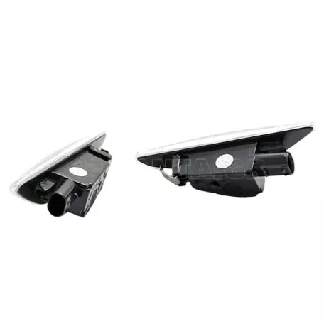 Πλαϊνά Φλας Φτερού Για Bmw X5 E70 07-12 / X6 E71 08-14 / X3 F25 10-14 Led Dynamic Άσπρα 2 Τεμάχια 