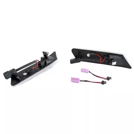 Πλαϊνά Φλας Φτερού Για Porsche 911 997 04-09 / Boxster 987 05-08 / Cayman 987C 05-08 Led Dynamic Φιμέ 2 Τεμάχια 