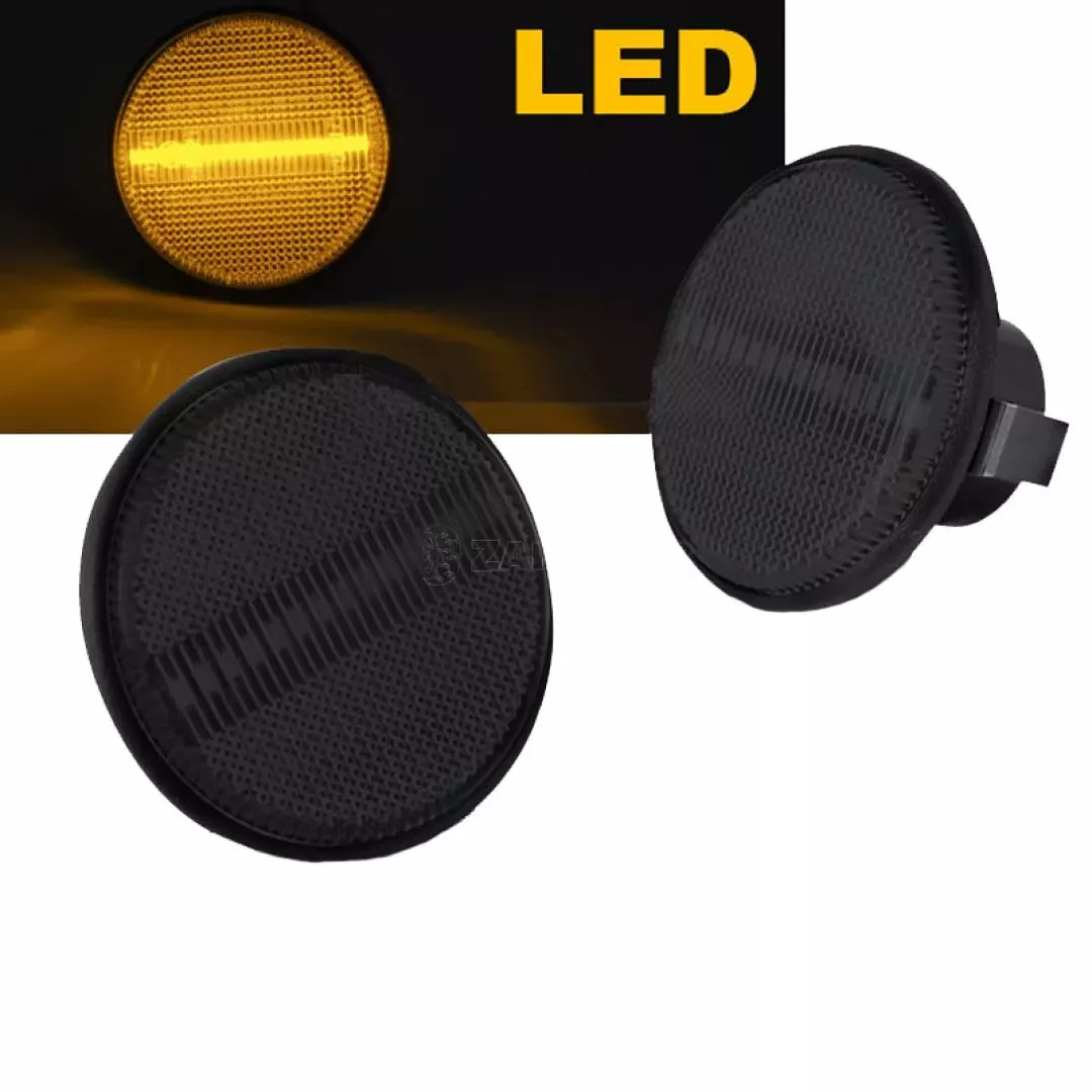 Πλαϊνά Φλας Φτερού Για Mazda MX5 89-15 Led Φιμέ 2 Τεμάχια