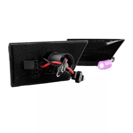 Πλαϊνά Φλας Φτερού Για Opel Vectra C 02-08 / Signum 03-09 Led Dynamic Άσπρα 2 Τεμάχια 