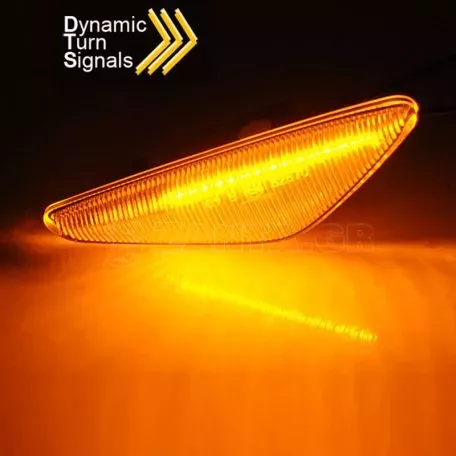 Πλαϊνά Φλας Φτερού Για Bmw X3 F25 LCΙ 14-17 / X4 F26 Led Dynamic Smoke 2 Τεμάχια 
