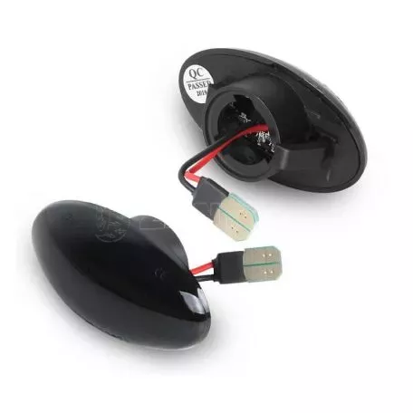 Πλαϊνά Φλας Φτερού Για Mini Cooper R50 / R52 / R53 01-07 Led Dynamic Φιμέ 2 Τεμάχια 