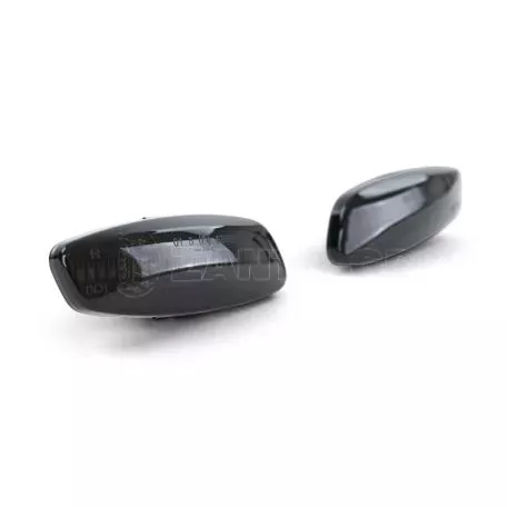 Φλας Καθρέπτη Για Peugeot 207/ 308 / 3008 / 5008 RCZ / Citroen C3 /DS3 / DS4/ C5 Dynamic Mαύρο 2 Τεμάχια 