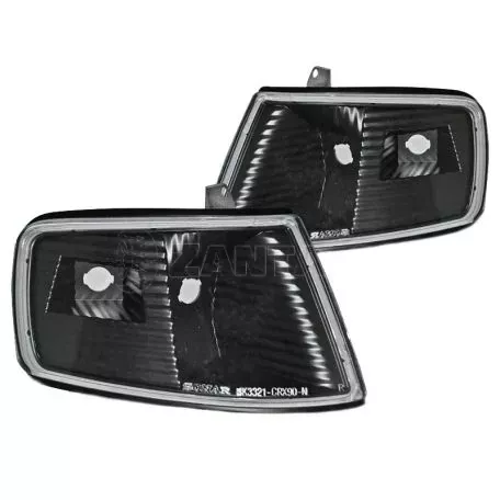Μπροστινά Φλας Για Honda CRX 90-92 Μαύρα 2 Τεμάχια Sonar 