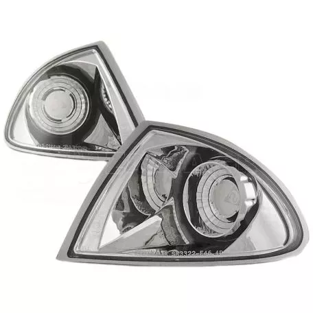 Μπροστινά Φλας Για Bmw 3 E46 99-01 Sedan/Touring Χρώμιο 2 Τεμάχια Sonar 