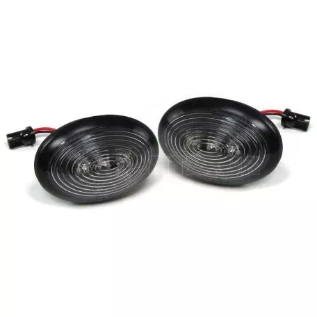 Πλαϊνά Φλας Φτερού Για Mini Cooper R55 / R56 / R57 / R58 / R59 Led Smoke 2Τεμάχια 