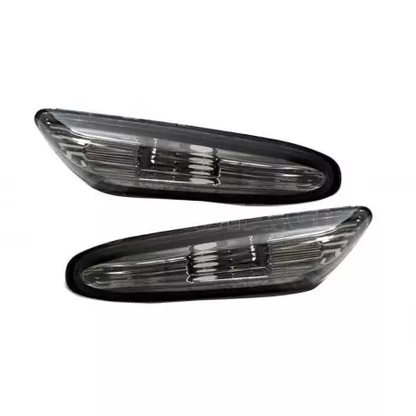 Πλαϊνά Φλας Φτερού Για Bmw 3 E46 Sedan 01-05 / Touring 01-05 / 5 E60/E61 03-10 / X3 E83 03-10 Smoke 2 Τεμάχια 