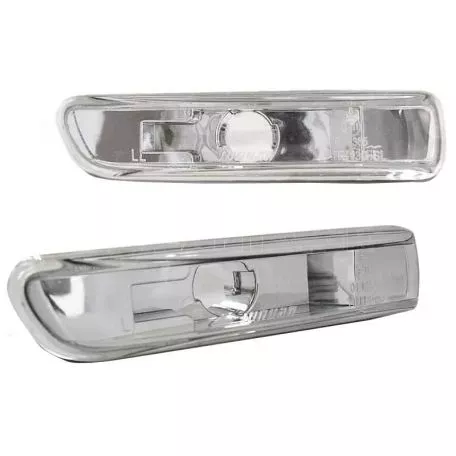 Πλαϊνά Φλας Φτερού Για Bmw 3 E46 Sedan 99-01 / Touring 99-01 / Compact 01-04 / Coupe 99-03 Chrome 2 Τεμάχια 