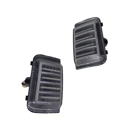 Τρεχούμενα led φλας για καθρέφτες για Fiat Ducato / Citroen Jumper / Promaster (2006-2019) chrome - 2τμχ.