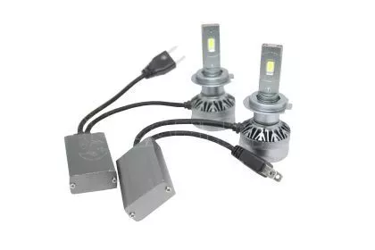 Led λάμπες Η7 μοντέλο A60 για μεσαία ή μεγάλα φώτα 155 000 lux , 55 Watt - CANBUS 6000K - 1500% πιό έντονη φωτεινότητα 2τμχ. 