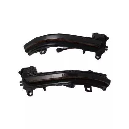 Τρεχούμενα led φλας για καθρέφτες για BMW i3, X1 E84, E90, F20, F21, F22, F23, F30, F31, F34, F32, F33, F10, F11, F07, F01, D02, D04 (2011-2019) φιμέ με τρεχούμενο φλας - σετ 2τμχ