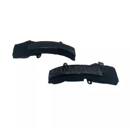 Τρεχούμενα led φλας για καθρέφτες για Mitsubishi ASX, L200 (2005+), Pajero, Pajero Sport (2008+), Outlander (2012+) - φιμέ με τρεχούμενο φλας - σετ 2τμχ. 