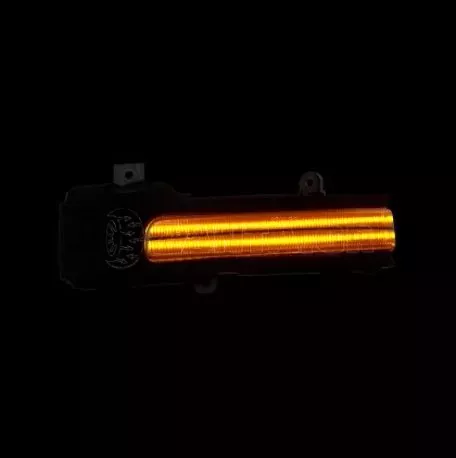 Τρεχούμενα led φλας για καθρέφτες για Mitsubishi ASX, L200 (2005+), Pajero, Pajero Sport (2008+), Outlander (2012+) - φιμέ με τρεχούμενο φλας - σετ 2τμχ. 