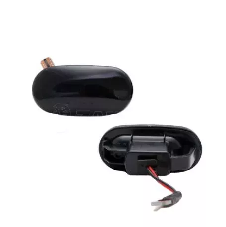 Led φλας φτερού για Honda Civic (1991-1996), Del Sol (92-97), CR-V (96-01) - φιμέ με τρεχούμενο φλας - σετ 2τμχ. 