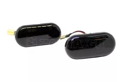 Led φλας φτερού για Opel Vivaro (2001+) - φιμέ με τρεχούμενο φλας - σετ 2τμχ. 