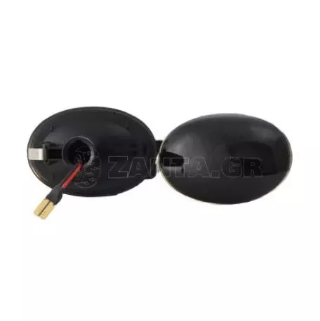 Led φλας φτερού για Mini Cooper R55,R56,R57,R58,R59 (2006-2013) - φιμέ με τρεχούμενο φλας - σετ 2τμχ. 
