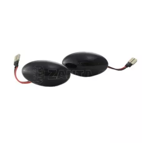 Led φλας φτερού για Mini Cooper R55,R56,R57,R58,R59 (2006-2013) - φιμέ με τρεχούμενο φλας - σετ 2τμχ. 