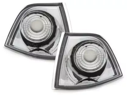 Φλας δίπλα στο φανάρι BMW E36 (1991-1999) sedan - chrome - σετ 2τμχ.