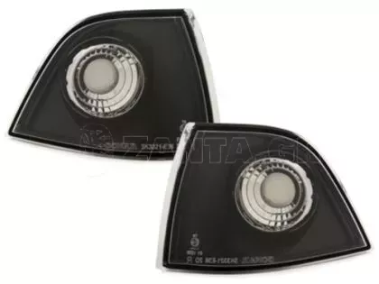 Φλας δίπλα στο φανάρι BMW E36 (1991-1999) sedan - black - σετ 2τμχ.