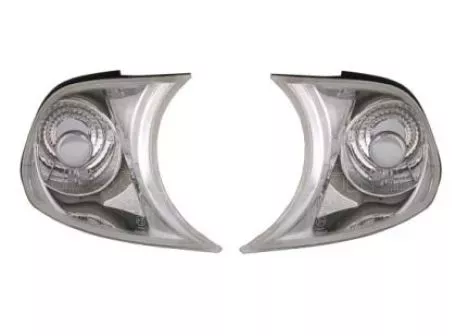 Φλας δίπλα στο φανάρι E46 coupe (1999-2001) - χρωμίου - σετ 2τμχ. 