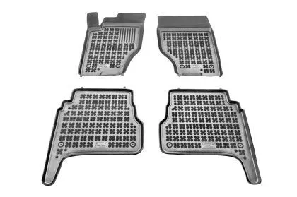 Λαστιχένια πατάκια Rezaw Plast για KIA Sorento I (2003-2009) - τύπου σκαφάκι - 4τμχ.
