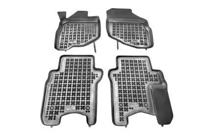 Λαστιχένια πατάκια Rezaw Plast για HONDA Jazz I / City  (2002-2008) - τύπου σκαφάκι - 4τμχ. 