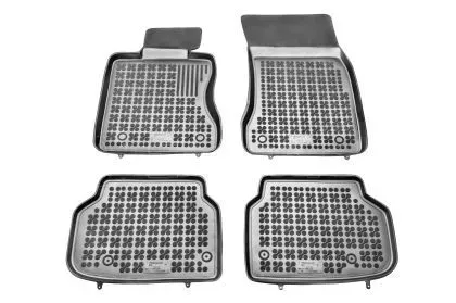 Λαστιχένια πατάκια Rezaw Plast για BMW σειρά 7 F01 (2008-2015) - τύπου σκαφάκι - 4τμχ.