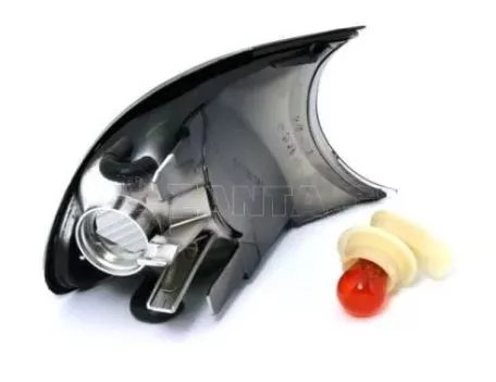 Φλας δίπλα στο φανάρι BMW E46 coupe / cabrio (1999-2001) - φιμέ - σετ 2τμχ. 