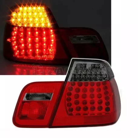 Πισινά Φανάρια Set Για Bmw 3 E46 Sedan 98-01 Led Κόκκινο/Smoke Eagle Eyes 
