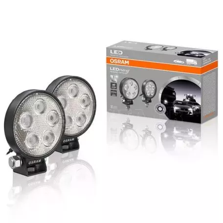 Προβολείς Εργασίας Set Osram Round VX70-SP 5 Led 12 / 24 Volt 20W LEDWL102-SP 