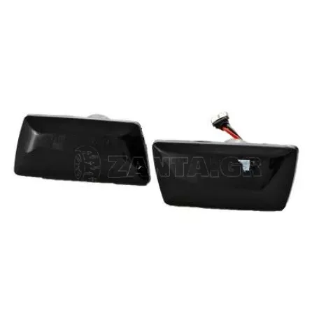Led φλας φτερού για Opel Corsa D, E (2006+), Insignia A, Zafira B (2005+), Adam / Chevrolet Cruze, Orlando - φιμέ με τρεχούμενο φλας - σετ 2τμχ. 