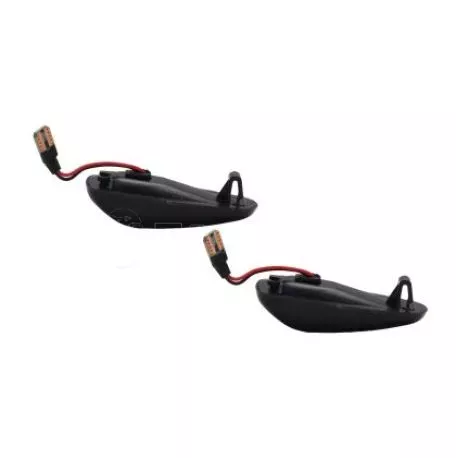 Led φλας φτερού για Mercedes W140,W202,W208,W210,Vito,Sprinter (1995-2002) - φιμέ με τρεχούμενο φλας - σετ 2τμχ. 