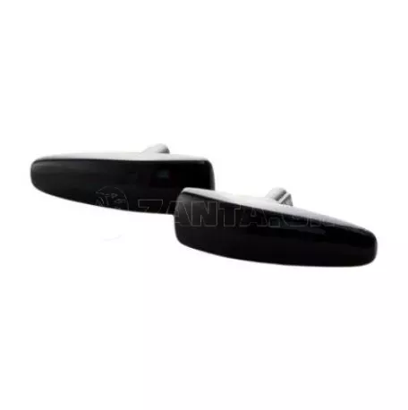 Led φλας φτερού για Mitsubishi Lancer / Outlander / Pajero (2006+) - φιμέ με τρεχούμενο φλας - σετ 2τμχ. 